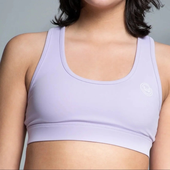 🏷️WHAT WAIST FUSION LIGHTWEIGHT SPORTS BRA - LILAC 2XL - Picture 3 of 9